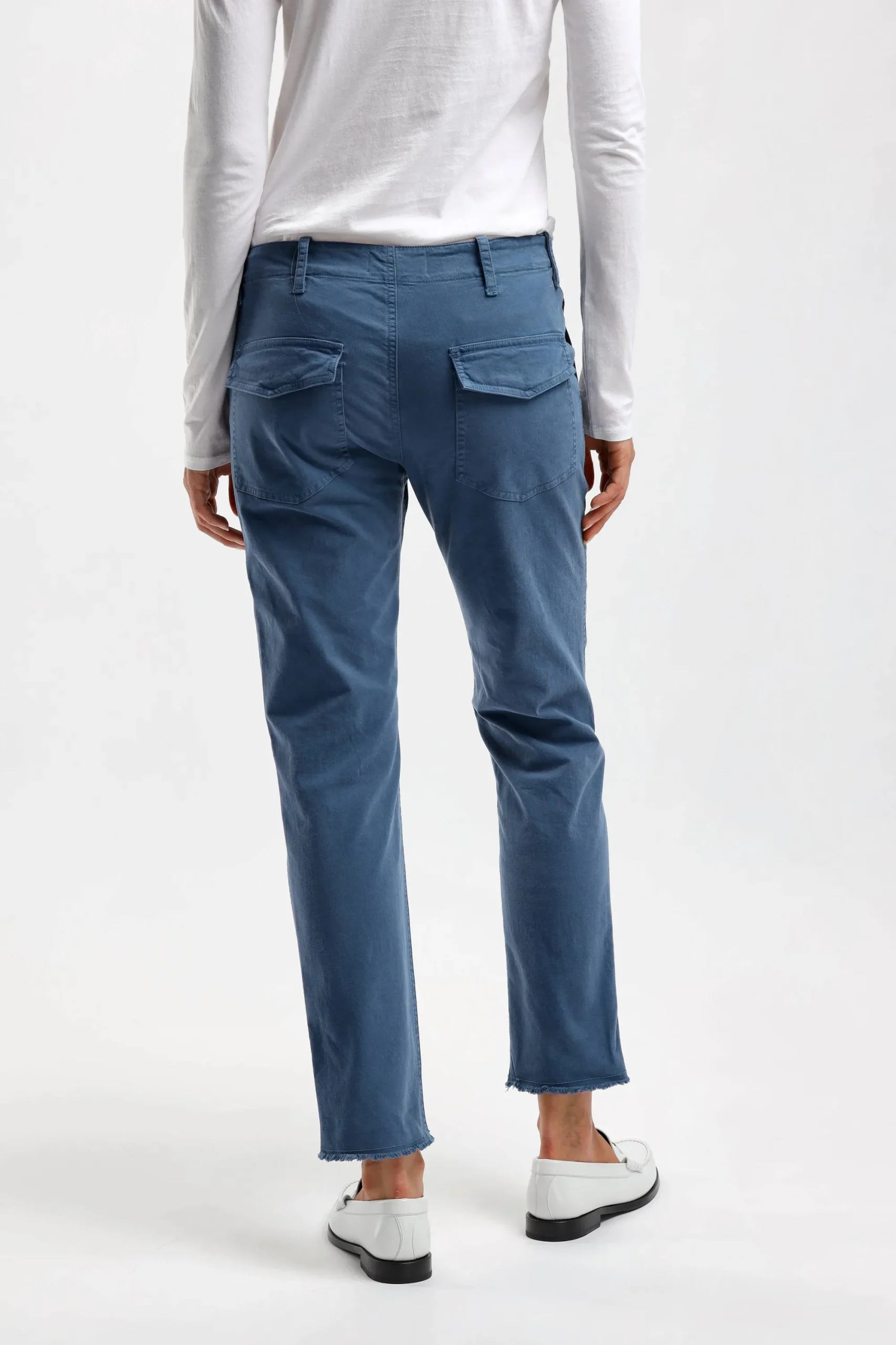 Femme Nili Lotan Pantalon Jenna En Cadet Blue