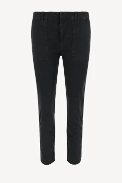 Femme Nili Lotan Pantalon Jenna En Carbone