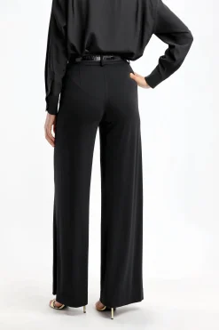 Femme Nili Lotan Pantalon Kiera En Noir