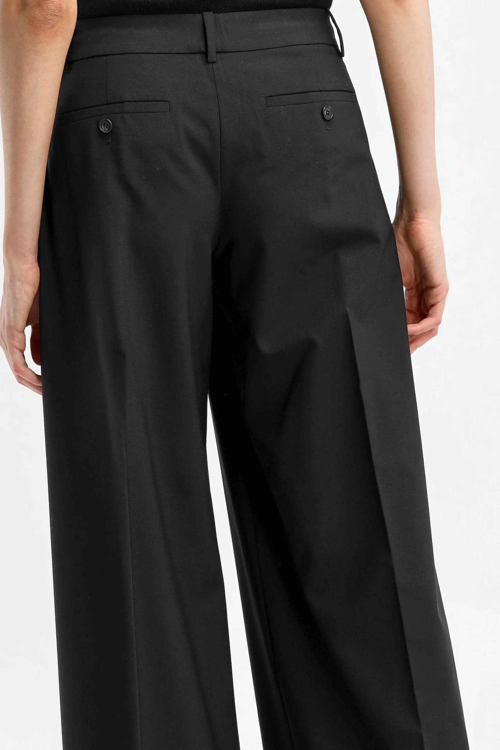Femme Theory Pantalon Low Rise En Noir