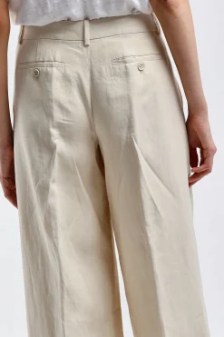 Femme Theory Pantalon Low Rise In Bone