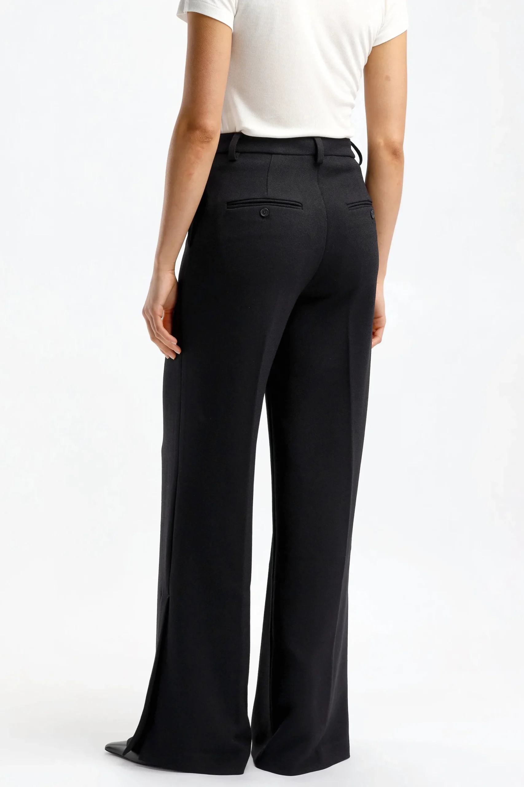 Femme Anine Bing Pantalon Lyra En Noir