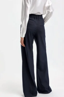 Femme Veronica Beard Pantalon Marbeau En Bleu Marine