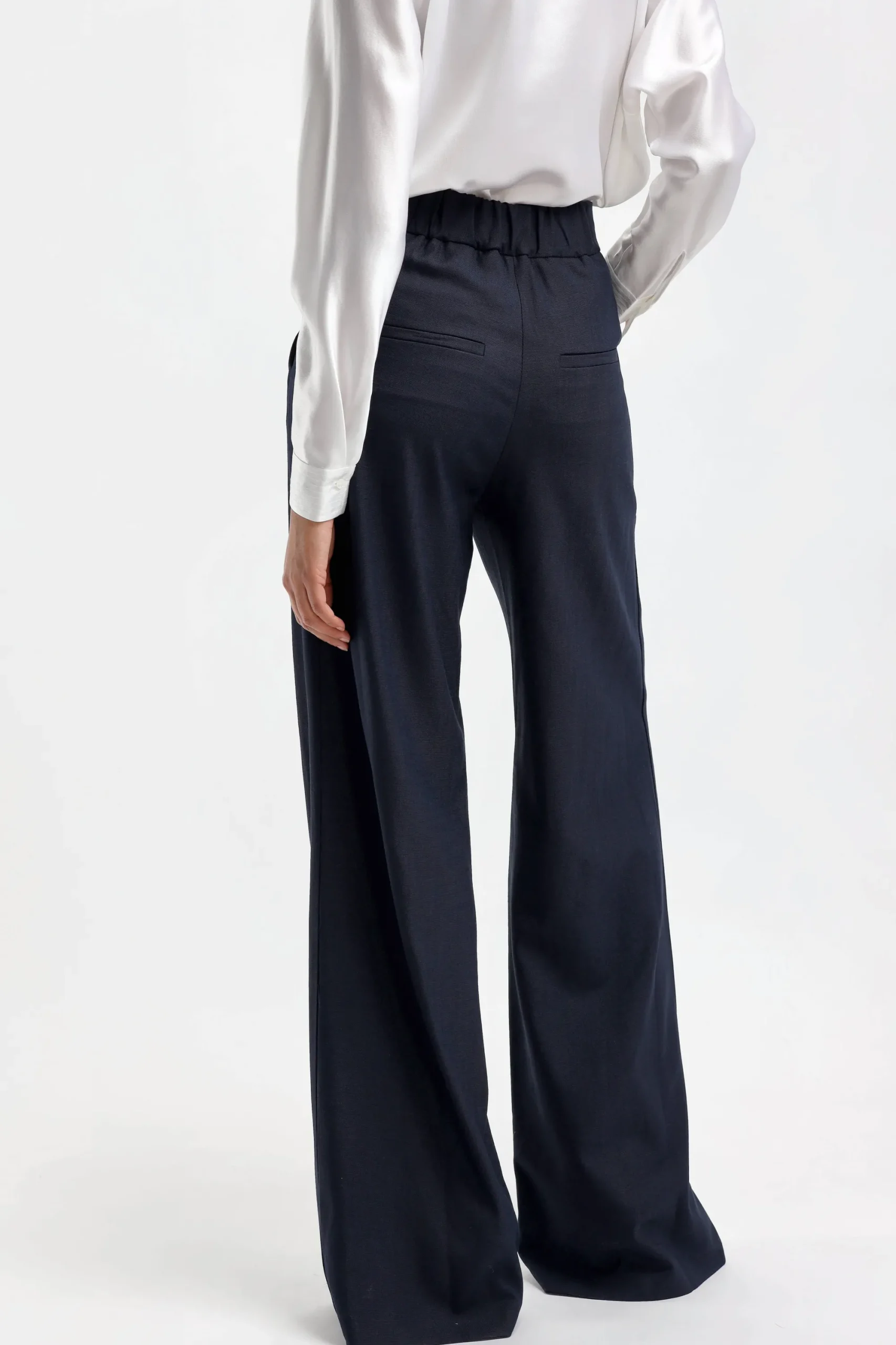 Femme Veronica Beard Pantalon Marbeau En Bleu Marine