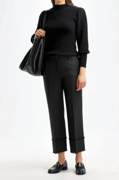 Femme Seductive Pantalon Mia En Noir