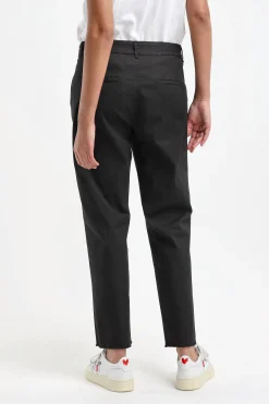 Femme Nili Lotan Pantalon Montauk En Noir De Jais