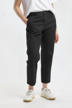Femme Nili Lotan Pantalon Montauk En Noir De Jais