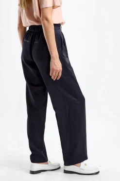 Femme Vince Pantalon Pull On En Bleu Marine