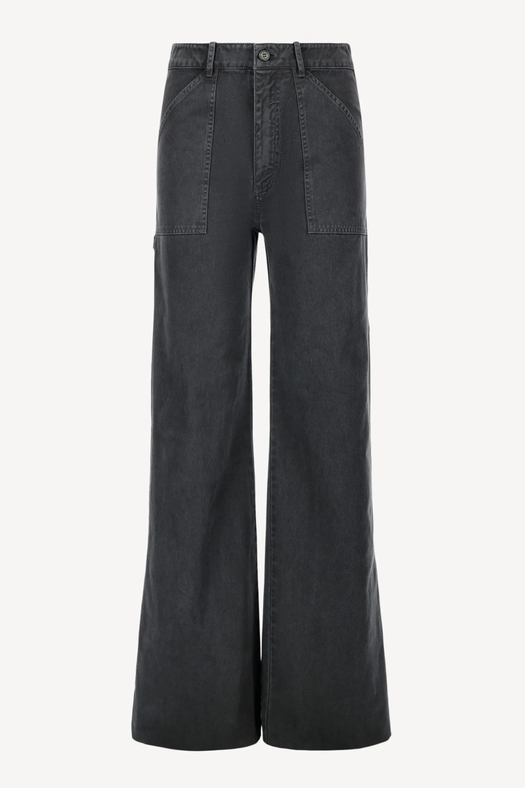 Femme Nili Lotan Pantalon Quentin En Carbone