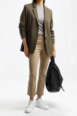 Femme Nine In The Morning Pantalon Rome Trumpet En Beige