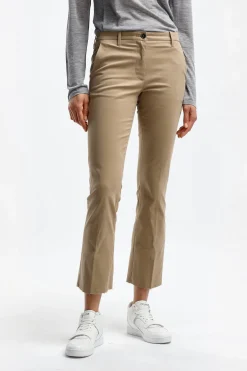Femme Nine In The Morning Pantalon Rome Trumpet En Beige