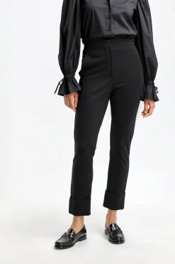 Femme Max Mara Pantalon Sevres En Noir