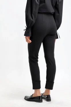 Femme Max Mara Pantalon Sevres En Noir