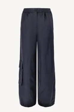 Femme Dorothee Schumacher Pantalon Slouchy Coolness En Marine Fonce