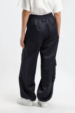 Femme Dorothee Schumacher Pantalon Slouchy Coolness En Marine Fonce