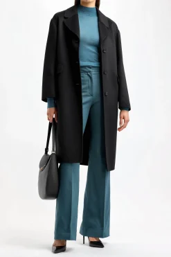 Femme Joseph Pantalon Tafira En Dark Teal