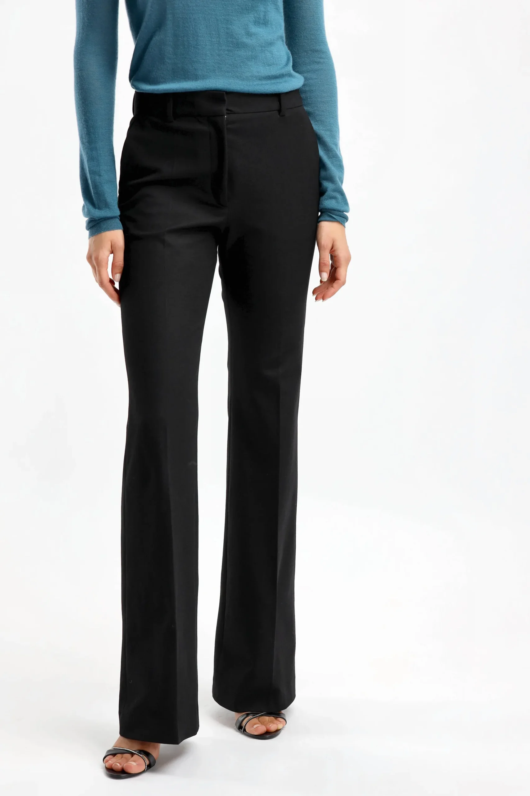 Femme Joseph Pantalon Tafira Stretch Noir