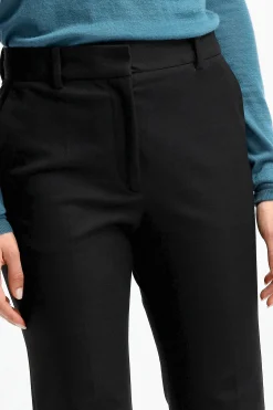 Femme Joseph Pantalon Tafira Stretch Noir