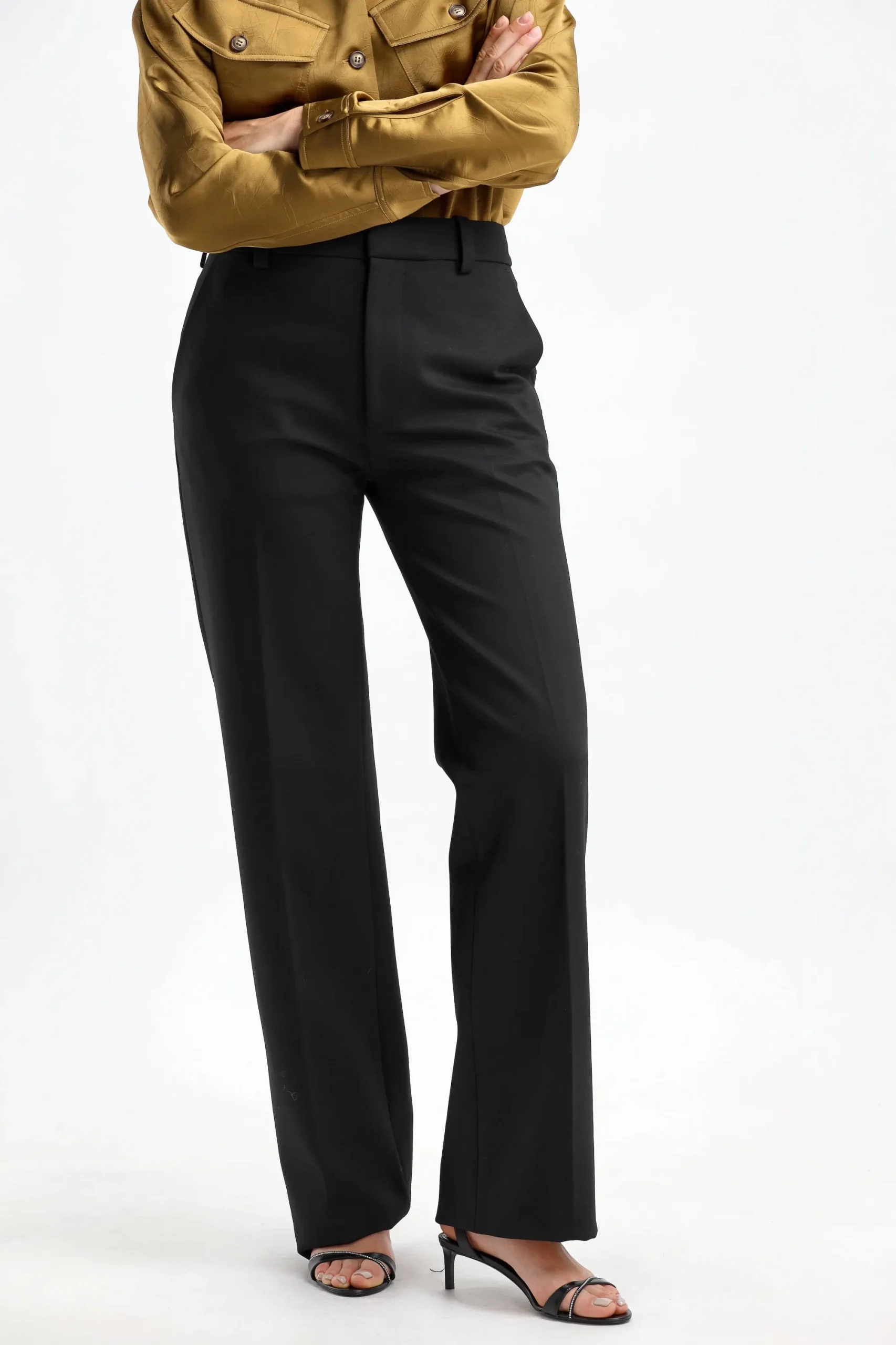 Femme Victoria Beckham Pantalon Tailored Straight En Noir
