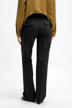 Femme Victoria Beckham Pantalon Tailored Straight En Noir