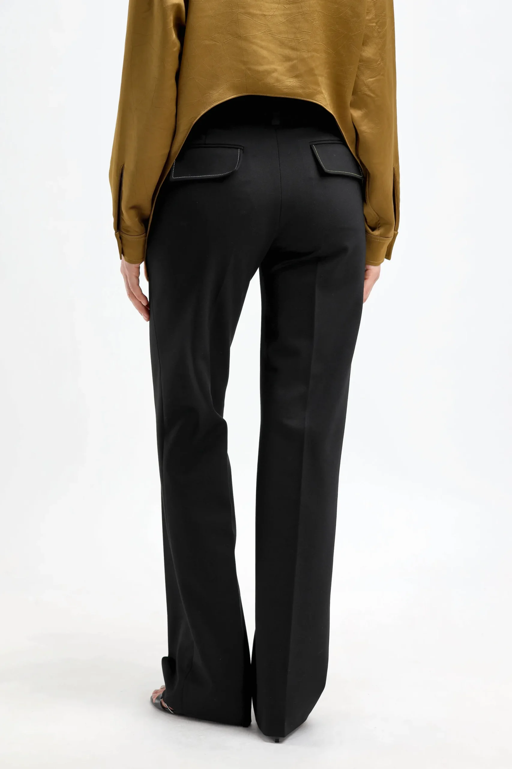 Femme Victoria Beckham Pantalon Tailored Straight En Noir