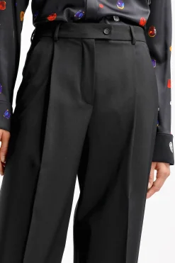 Femme Sportmax Pantalon Tenda En Noir
