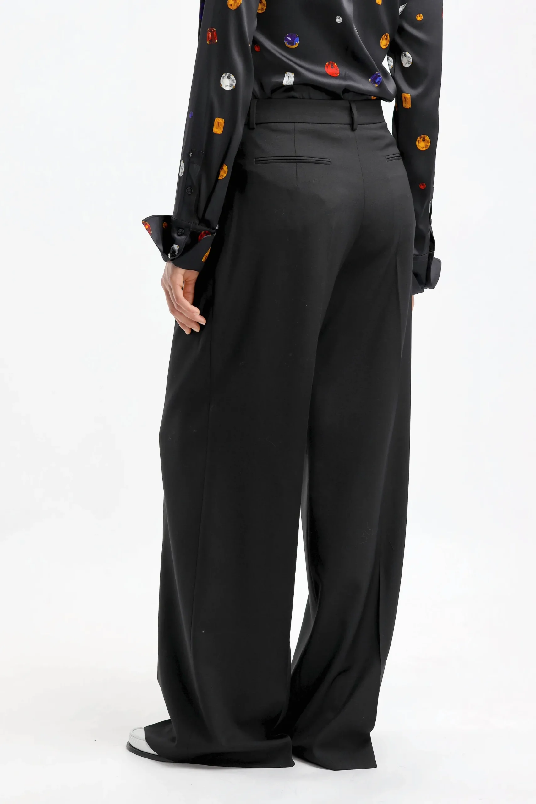 Femme Sportmax Pantalon Tenda En Noir