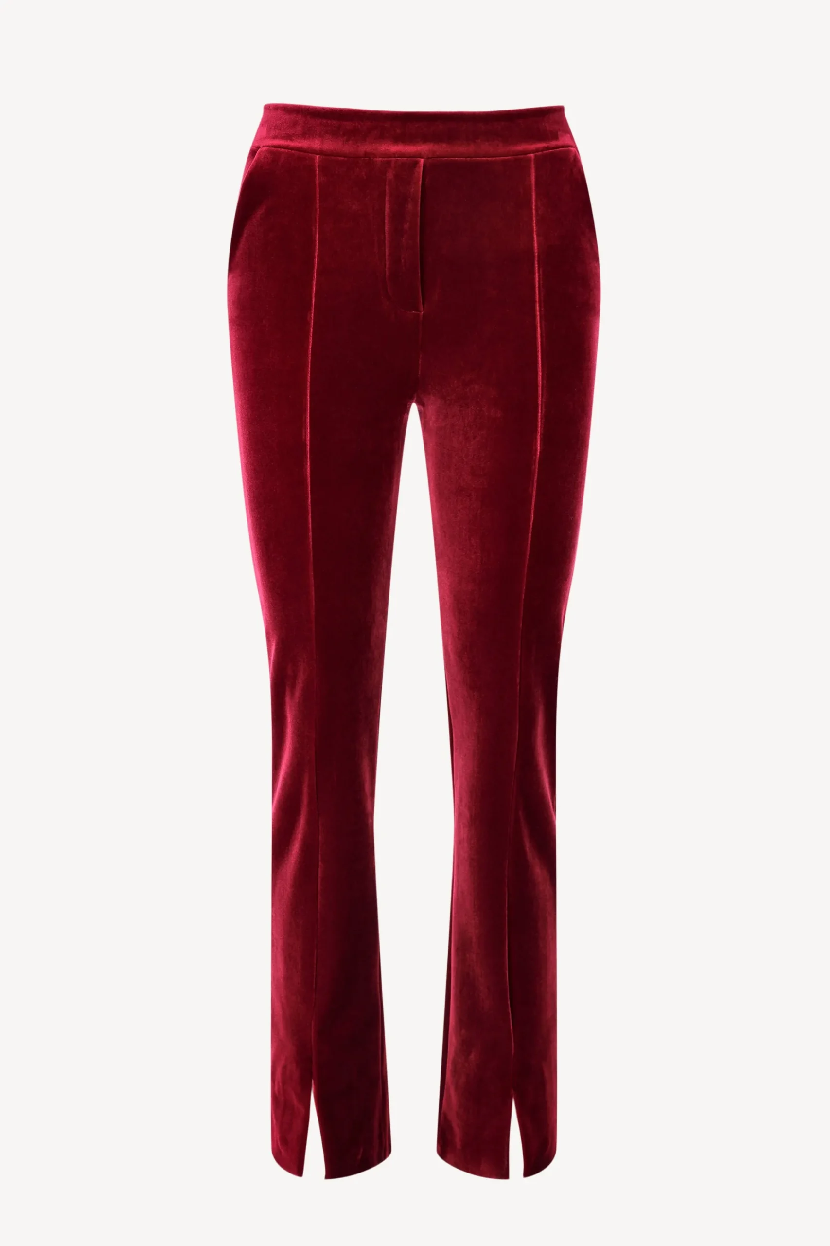 Femme Chiara Boni Pantalon Vika Velvet En Garnet