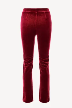 Femme Chiara Boni Pantalon Vika Velvet En Garnet