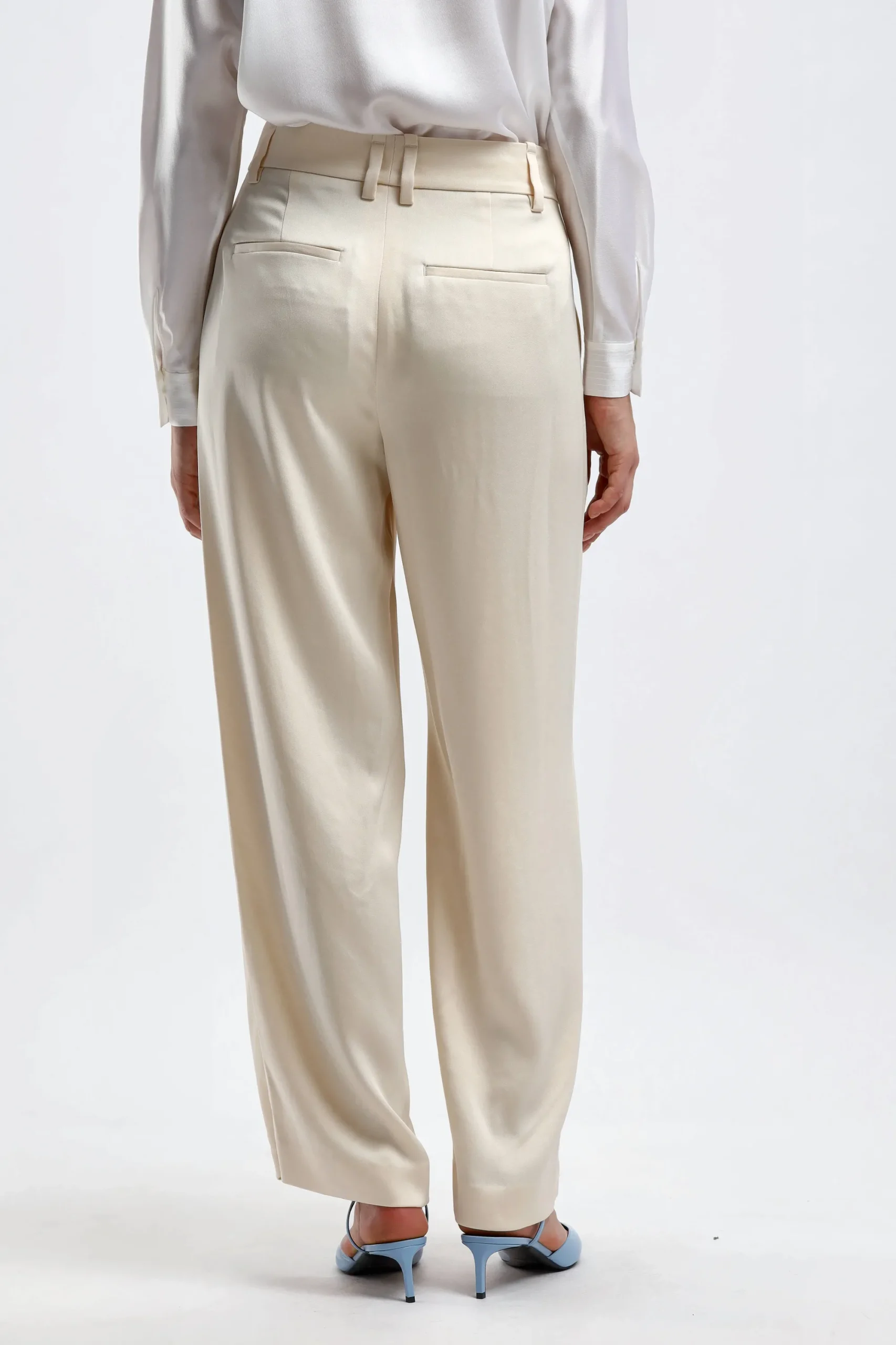 Femme Vince Pantalon Wide Leg A Enoki