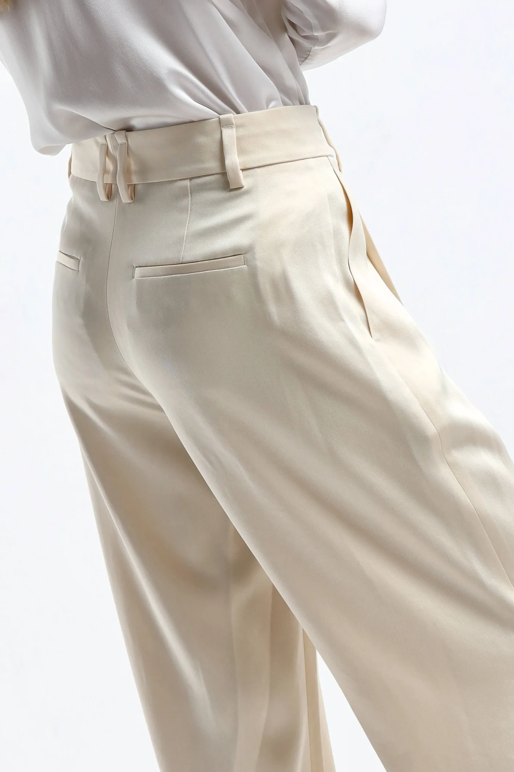 Femme Vince Pantalon Wide Leg A Enoki