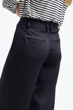 Femme Vince Pantalon Wide Leg In Coastal Blue