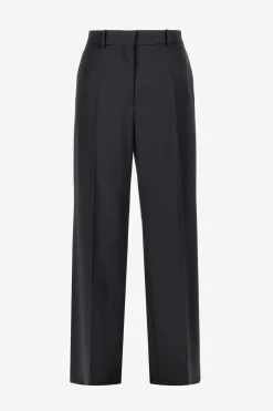 Femme Lanvin Pantalon Wide Leg Tailored En Noir