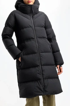 Femme Woolrich Parka Matt En Noir