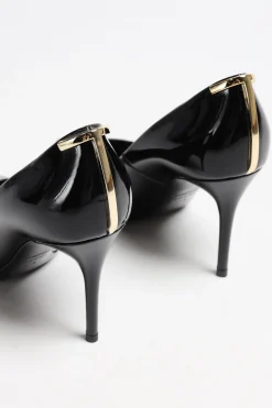 Femme Tom Ford Pompes Iconic T En Noir/Noir