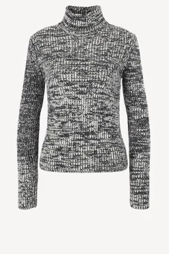 Femme Tom Ford Pull A Col Roule En Chalk/Noir
