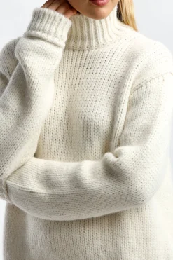 Femme Tom Ford Pull A Col Roule En Chalk