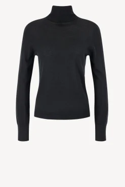 Femme Allude Pull A Col Roule Fitted En Noir