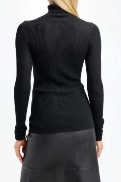 Femme by Malene Birger Pull A Col Roule Ronella En Noir