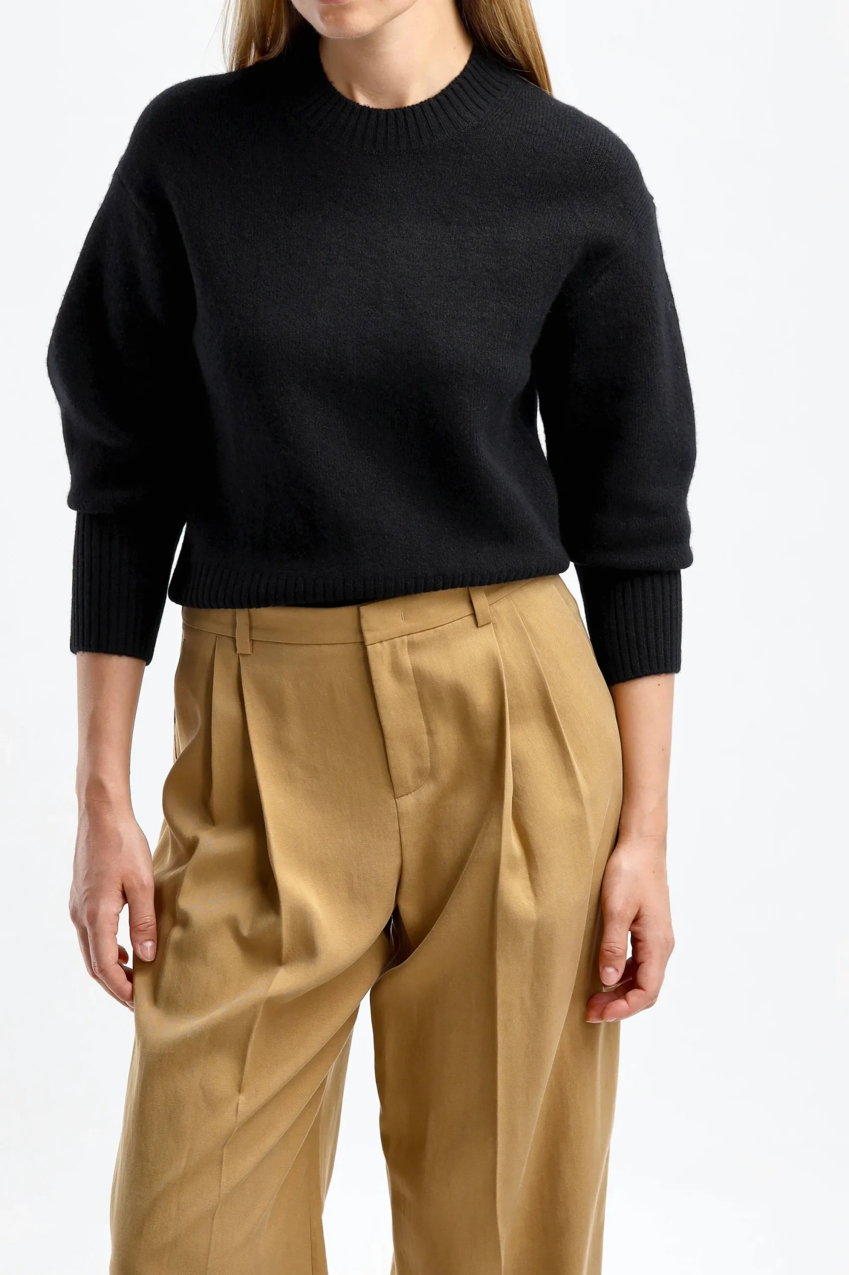 Femme Vince Pull A Manches Larges En Noir