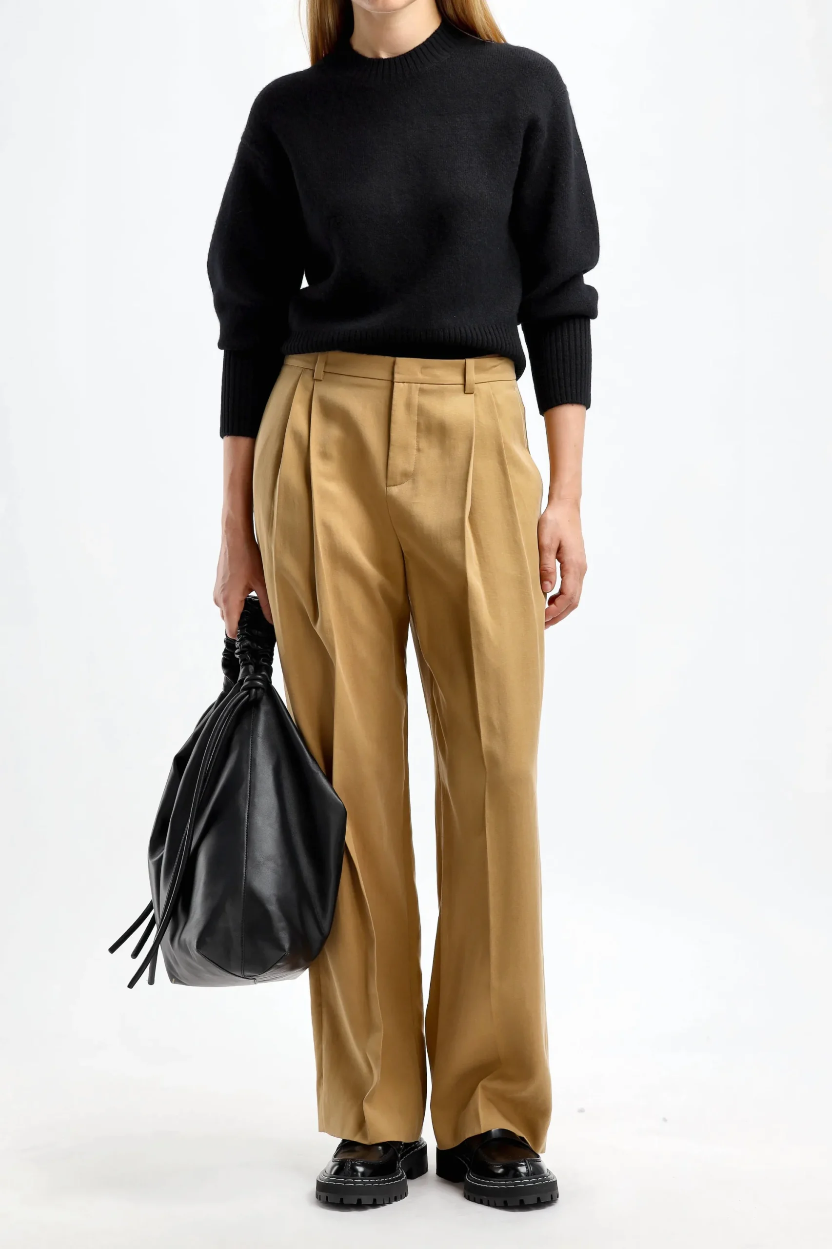 Femme Vince Pull A Manches Larges En Noir