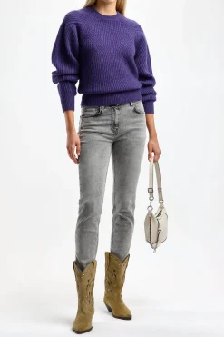 Femme Isabel Marant Pull Baptista En Violet