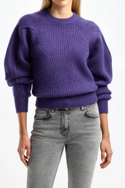 Femme Isabel Marant Pull Baptista En Violet