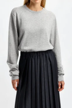 Femme Extreme Cashmere Pull Be Classic N° 36 En Gris
