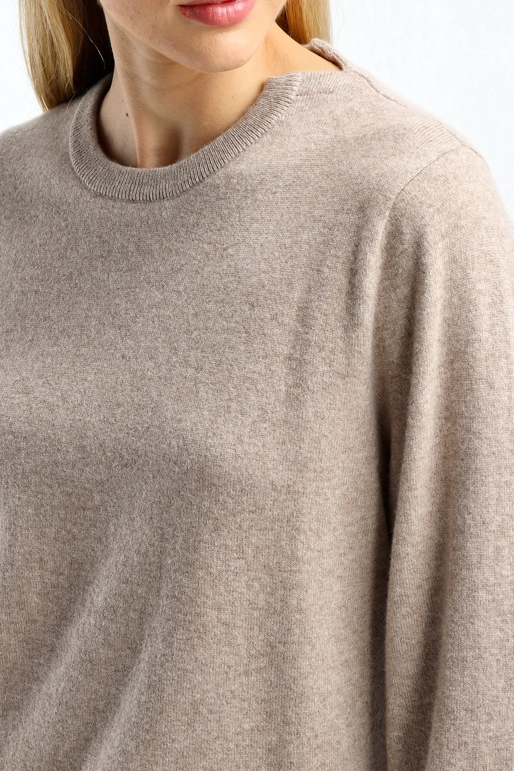 Femme Extreme Cashmere Pull Be Classic N° 36 En Sable
