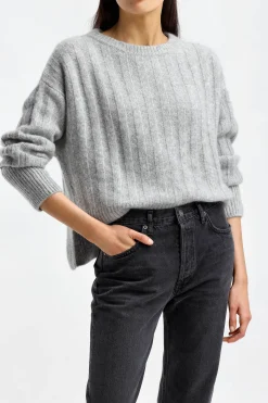 Femme Anita Hass Pull Beverly En Gris Chine