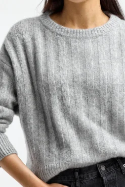 Femme Anita Hass Pull Beverly En Gris Chine