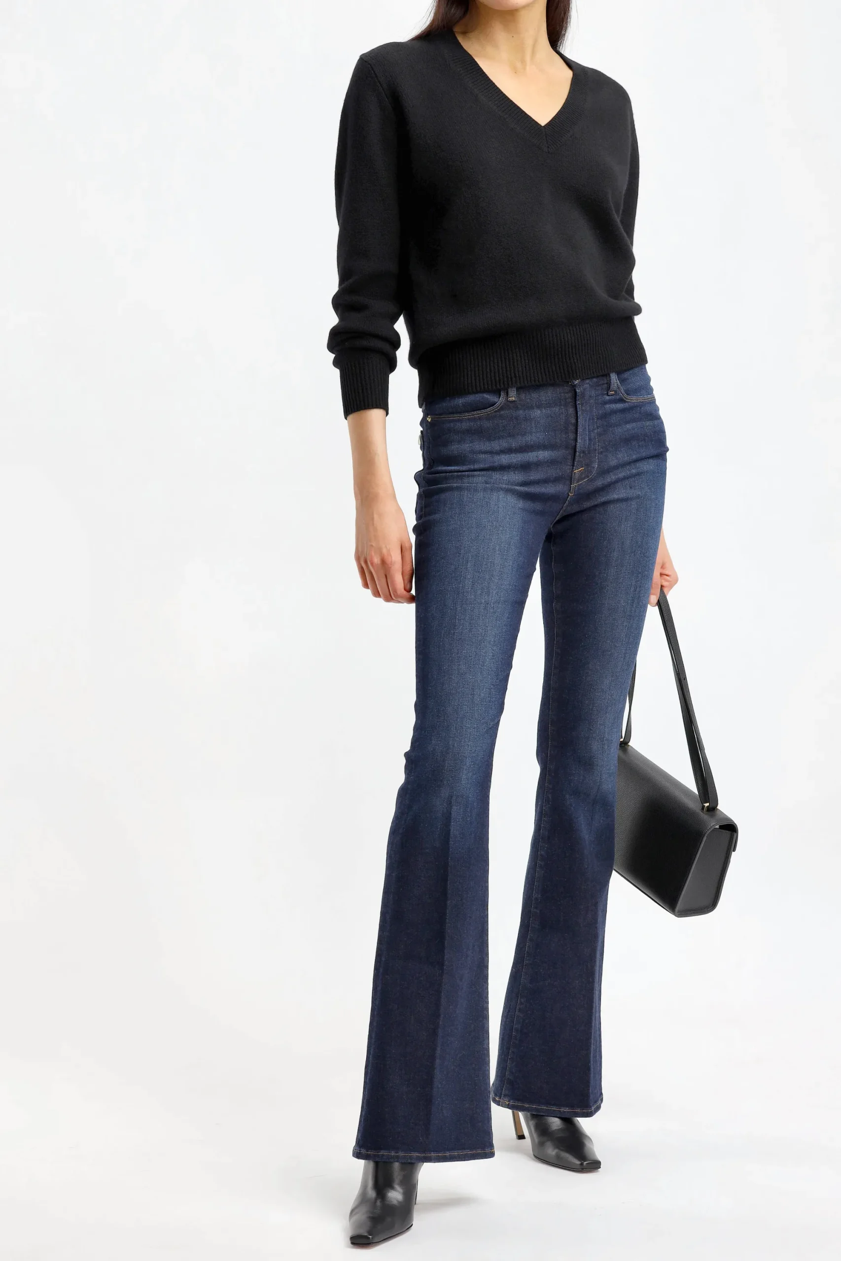 Femme Anita Hass Pull Blair En Noir