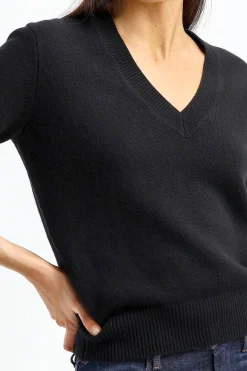 Femme Anita Hass Pull Blair En Noir