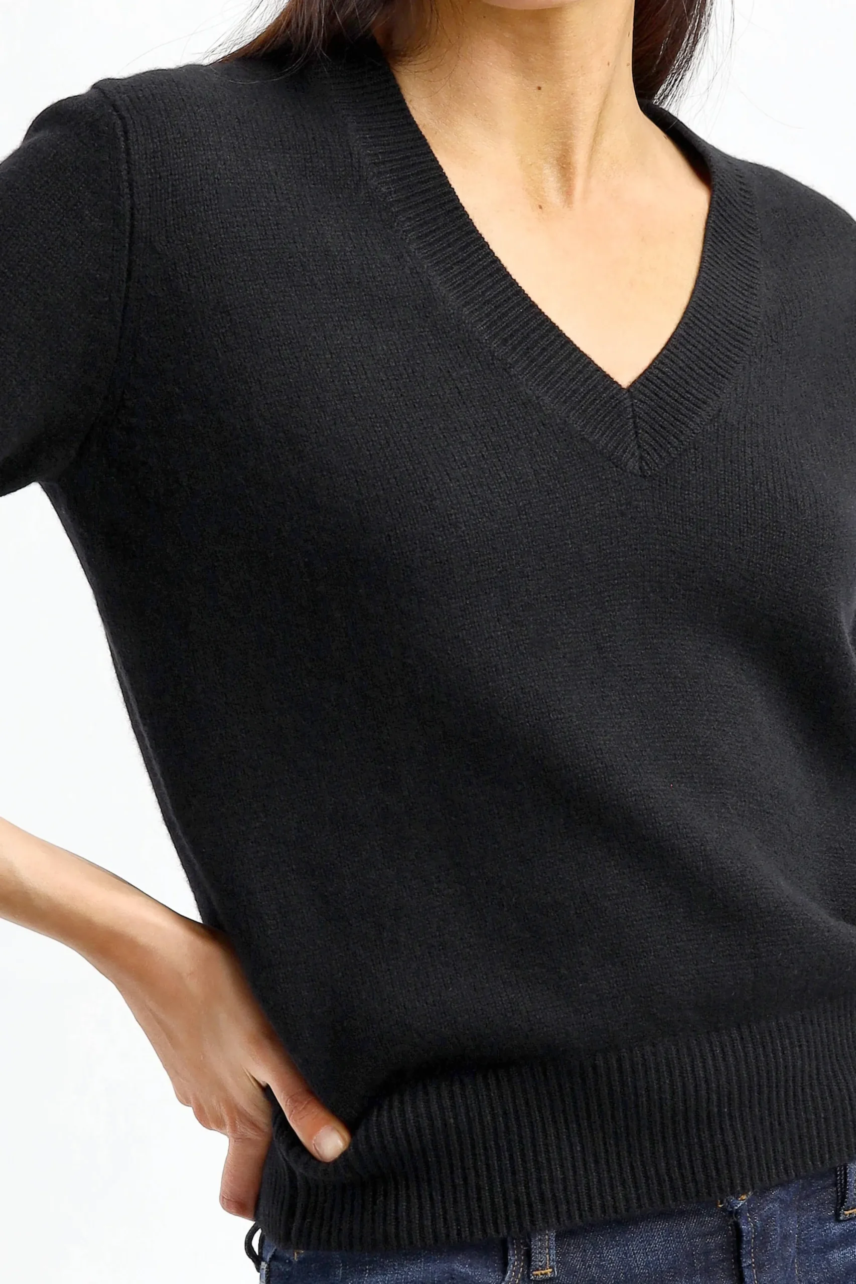 Femme Anita Hass Pull Blair En Noir